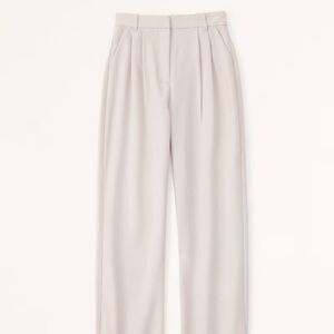 Abercrombie & Fitch Curve Love Sloane Tailored Wide Leg Pant Size 27